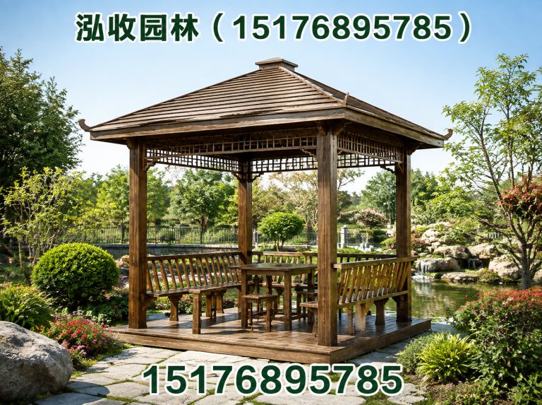 双鸭山防腐木凉亭展示图